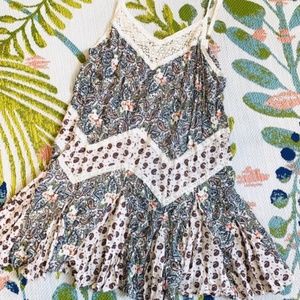 Raga Paisley and Lace Tunic Dress